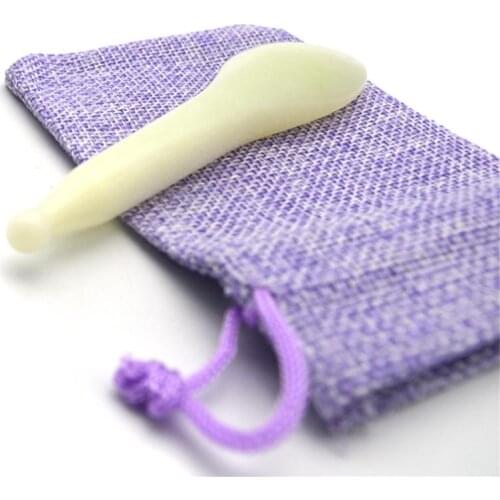 Jade Gua Sha Rod, Facial and Eyes Compression Massager,Accelerated Metabolic Anti-wrinkle Scraping Board