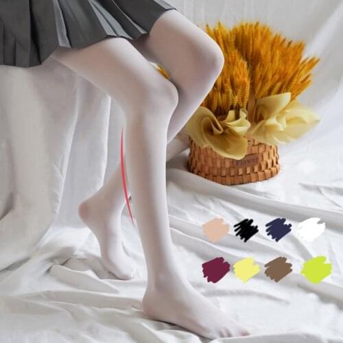 100D Woman Tights Multi Candy Color Anti-hook Tear Resistant Super Elastic Footed Warm Pantyhose Sexy Female Spring Autumn