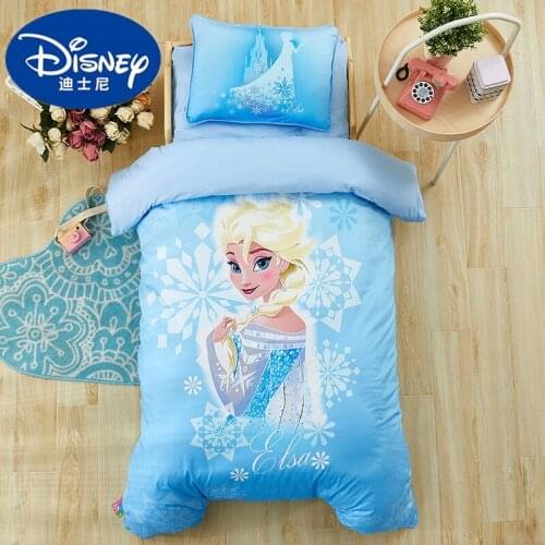 Disney 3PCS Baby cot Bedding Sets Minnie Mickey mouse Princess Sophia McQueen cars Cartoon Quilt Cover children 60x120cm cot