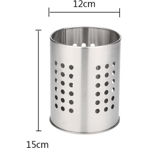 Kitchen Stainless Steel Utensil Cooking Spoon Tool Multi-function Storage Tool Chopstick Holder UD88