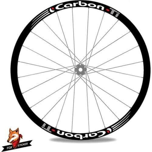 MTB Bicycle road carbon Wheels Rim Sticker 24/30/38/40/50/55/60/80/88mm Mountain Bike Wheels Decal for Carbon-Ti wheel