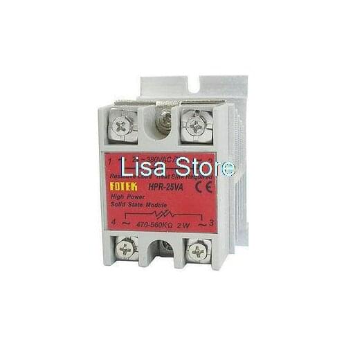 Single Phase Solid State Relay HPR-25VA 25A 470-560Kohm 2W 24-380V w Heat Sink