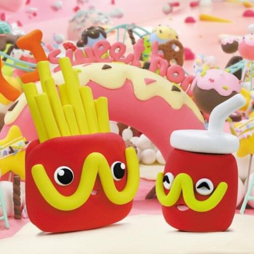 12Pcs Plasticine Super Light Educational Toy Clay Super Light Modelling Clay Toys for Kids