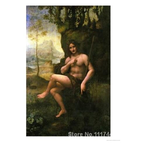 Sell art online Bacchus circa by Leonardo Da Vinci most famous paintings High quality Hand painted