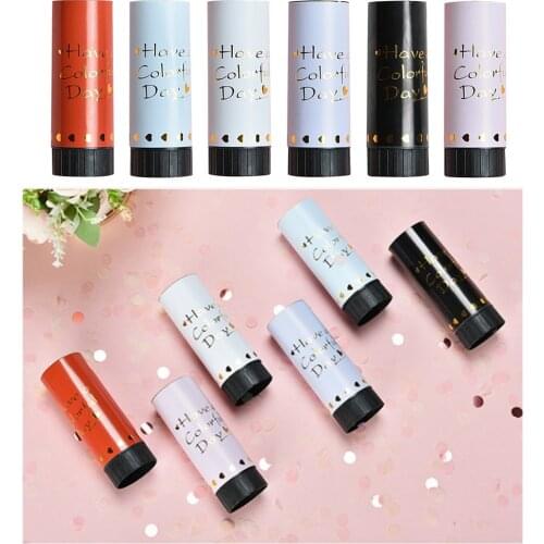 Mini Hand Held Spring Fireworks Birthday Wedding Party Confetti Cannon Salute Wedding Opening Celebration Birthday Party