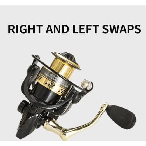 3-7000 Series Metal Cup Left And Right Swap Arm Fishing Reel 8kg Brake 13BB with Gap Spinning Wheel Long Cast Fishing Accessory