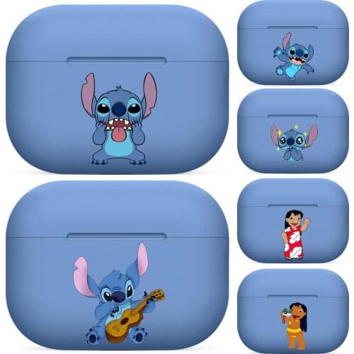 Lilo & Stitch blue For Airpods pro 3 case Protective Bluetooth Wireless Earphone Cover For Air Pods airpod case air pod Case