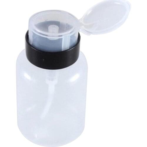 Hot Pump Dispenser Bottle Nail Art Acetone Polish Makeup Remover Manicure Tool Refillable Bottles