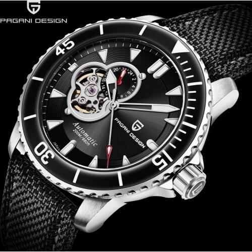 2021 PAGANI DEDSIGN New Mens Wristwatch Stainless Steel Automatic Mechanical Watch Military NH39 Waterproof Clock Reloj Hombre