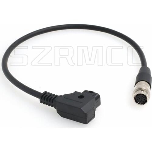 D-Tap to Hirose 12 Pin ENG B4 2/3" Lens Power Cable for Fujinon Canon Nikon Servo lens