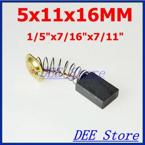 Lot20 CB303 5x11x16mm Electric Spring & Wire Lead Motor Carbon Brushes For Makita Power Tool Hand Drill Angle Grinder Saw Hammer