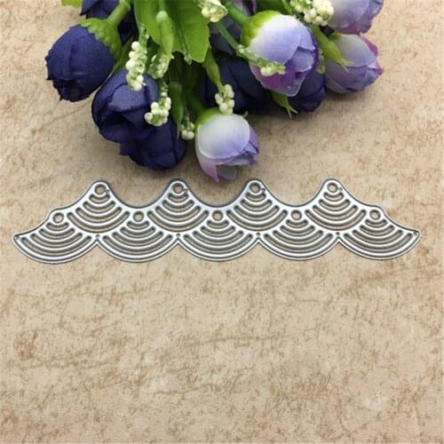 Wavy lace Metal Stencil Metal Cutting Dies For DIY Scrapbooking Paper Card Craft Embossing Dies