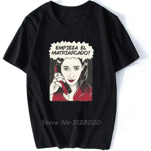 Male T shirt Funny Design La Casa De Papel T Shirt Men Money Heist Tees TV Series Men Short Sleeve House of Paper T-Shirt Tops