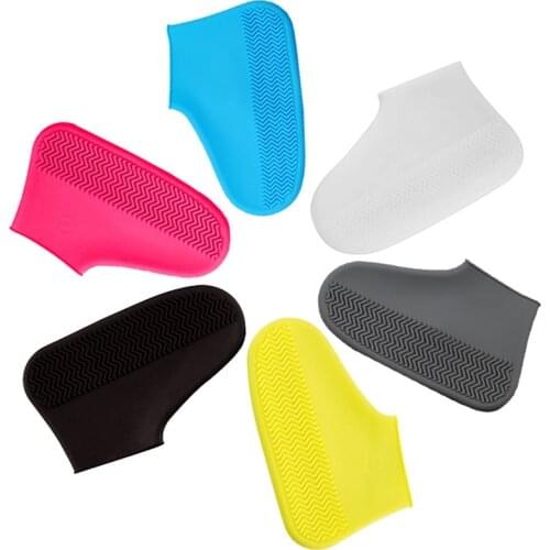 Practical Silicone Waterproof Shoe Cover Unisex Shoes Protectors Rain Boots for Indoor Outdoor Rainy Days Pric