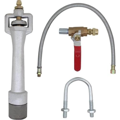 Propane gas forge burner venturi kit with head stainless steel hose for melting furnace burner