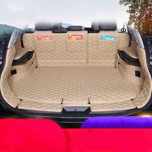SPECIAL 3D No Odor Waterproof Boot Carpets Cargo Liner Rugs Full Set Car Trunk Mats for 2014-2021 Year Nissan X-TRAIL