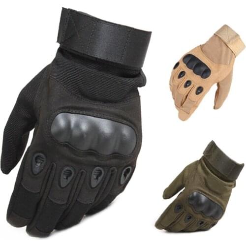 Outdoor riding full finger gloves non-slip movement ultra-fiber wear-resistant fitness gloves