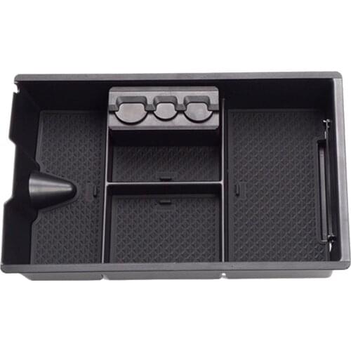 Replacement For Dodge RAM 1500 2500 3500 2009-2018 Center Console Eyeglass Wallet Storage Armrest Box Organizer Tray