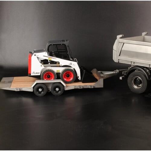 1/14 Rc Trailer (Wood + Steel ) For Radio Control Toy Tamiya Lesu Jdm Tractor Benz 1851 Actros MAN TGX VOLVOFH16 Scania R470 620