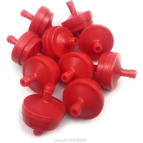 10pcs Lawn Mower 1/4" Inline Gas Fuel Filter for Briggs Stratton 298090 298090S Toro 42-5240 D21 20 Dropshipping