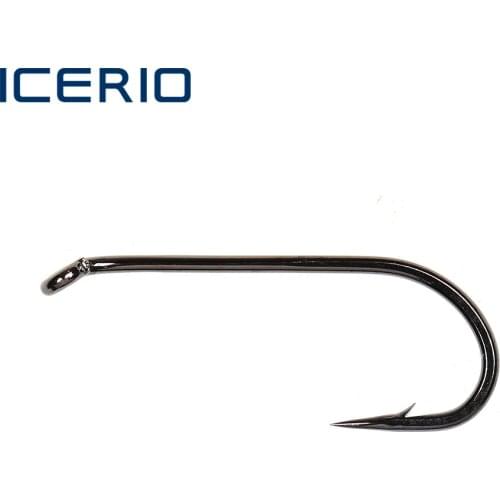 ICERIO 100PCS Wet Fly Nymph Hooks WFN Fly Fishing Hook