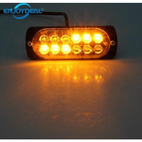 2019 1Pcs 36 W 12 LED Flash Car Truck Bar Emergency Hazard Warning Strobe 12-24 V LED Light Bar Blue Red Lamp Warning Nightlight