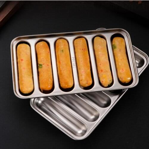 6 Grids Sausage Maker DIY Sausage Making Mold Handmade Ham Hot Dog Mould With 20pcs Piping Bag And 1pc Oil Brush Kitchen Tools