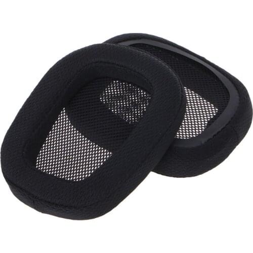 C1FB 1 Pair Earphone Ear Pads Earpads Sponge Soft Foam Cushion Replacement for Logitech G533 Headphones