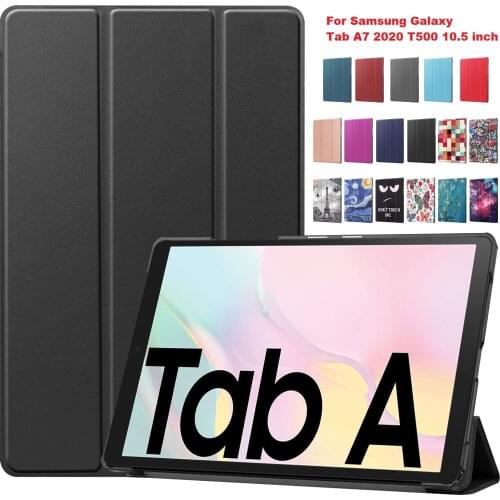 2020 Tri-Fold Case For Samsung Galaxy Tab A7 2020 SM-T500 505 T507 PU Leather New Arrival Stand Cover Shock Proof Tablet Shell