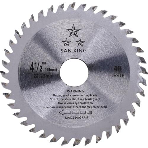 113mm 40T Circular Saw Blade Angle Grinder Saw Disc Wood Cutting Tool Bore Metal Chipboard Cutter For Rotary Tool Woodworking