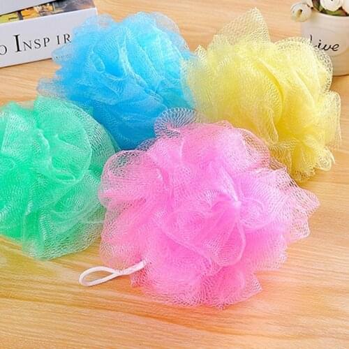 Shower Mesh Foaming Sponge Scrubber Bath Bubble Ball Body Skin Cleaner Soft Cleaning Tool Home Bathroom Accessories Bath Ball