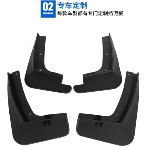 For Suzuki JIMNY 2012-2015 High quality Soft plastic Car Fender Mud Guard Anti mud Protection Car styling