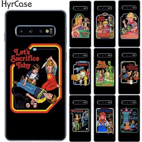 Halloween Satan Vintage Lets Summon Demons Soft Case Cover For Samsung Galaxy S10 Plus 5G E S10E S6 S7 Edge S8 S9 Plus
