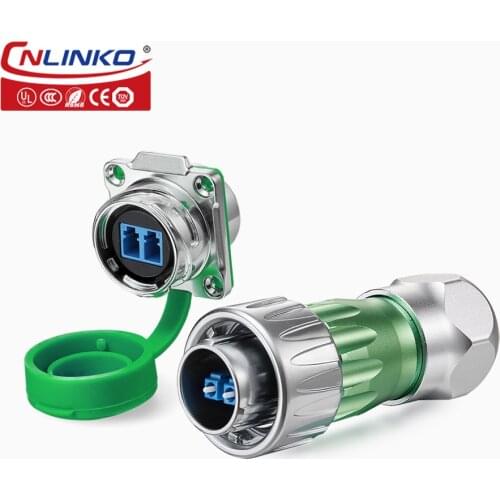 Cnlinko China Fast Assembly Connector LC Fiber Optic Socket Connector Male Plug Metal Shell With 3M Cable Signale Adapter