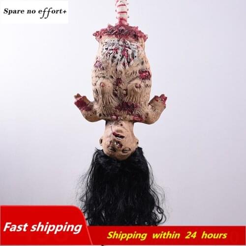 Bloody Halloween Hanging Ghost Decorations Haunted House Bar Club Arrangement Decorations Scary Halloween Corpse Prop