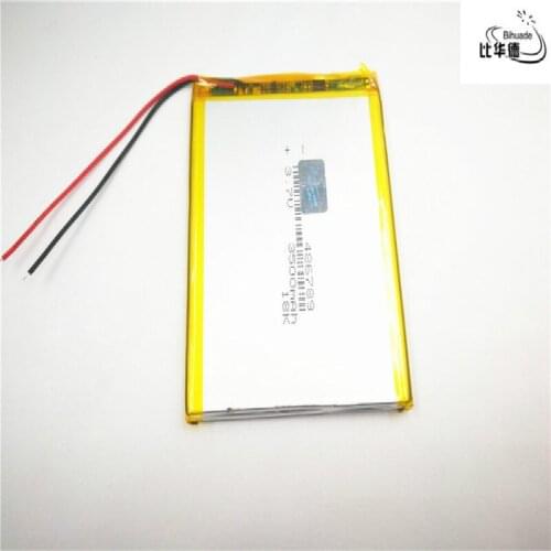 2pcs Liter energy battery Good Qulity 3.7V,3500mAH 486789 Polymer lithium ion / Li-ion battery for tablet pc BANK,GPS,mp3,mp4