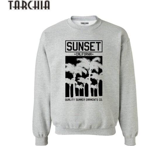 TARCHIA 2021 Sunset Parental Survetement Homme Fashion Male Fashion Pullover Hoodies Sweatshirt Personalized Men Boy Casual