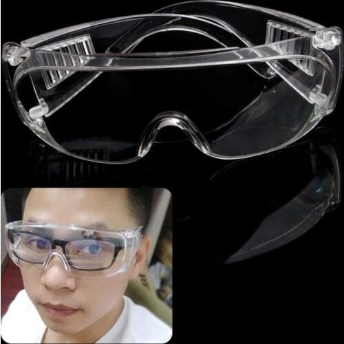 New Clear Vented Safety Goggles Eye Protection Protective Lab Anti Fog Glasses