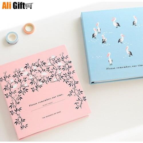 New DIY Manual Self-adhesive Photo Album Receipt Universal Scrapbook Foto Album Birthday Gift 3 4 5 6 7 Inch Collection Picture