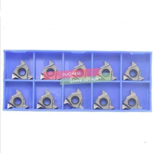 RT16.01N-AG60PB YBG202 Threading Lathe Inserts Tungsten Carbide Threading Inserts 60 degree Internal Threading Inserts