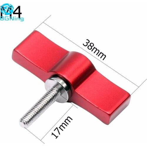 BGNing Aluminum Alloy M4 M5 M6 Hand Tighten Screw Handle Adjustable Screws DSLR Camera Photography Accessories