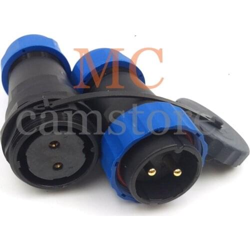 SD28 2 pins waterproof connectors, IP68 cable to cable solder wire connector plug and and socket, male and female led connectors