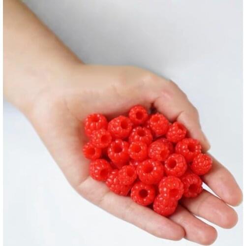 Imitation Food Candle Mold Raspberry Candle Silicone Mold egg-tart Cake Crust Toast Candle Mold Cake Embryo Wax Mold