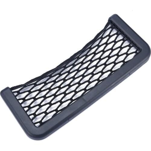 Universal Car Seat Net Storage Bag Elastic Flexible Mesh Back Rear Cargo Auto Accessories Car Trunk Organize Box Pocket Holder