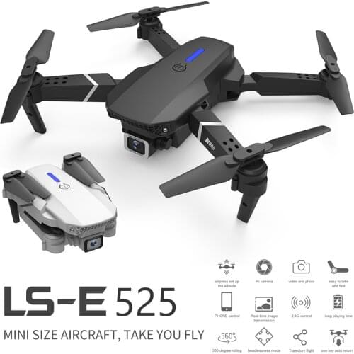 LSRC 2020 New E525 WIFI FPV Drone With Wide Angle HD 4K 1080P Camera Height Hold RC Foldable Quadcopter Dron Gift Toy