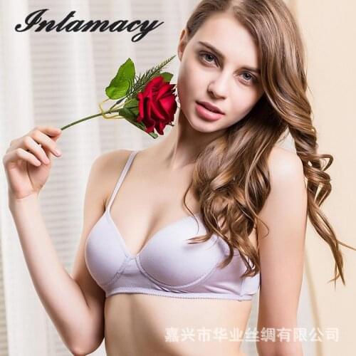 100% real Knitted Silk Bra, Thin Paragraph, movement bra, No Steel Ring, Girls Bra, Ladies Underwear