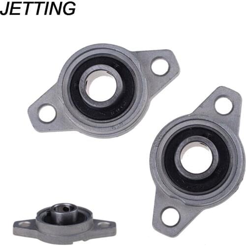 2Pcs/lot KFL08 Pillow Block Bearing 8mm Bore Diameter Zinc Alloy Rhombic Flange Bearing High Quality