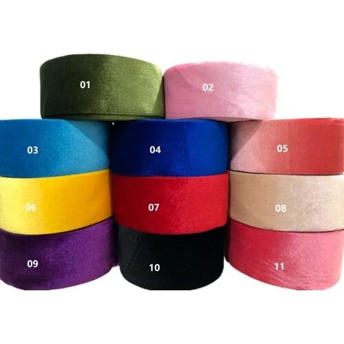 25 yards/lot) 75mm listones 3 inch silk velvet ribbon