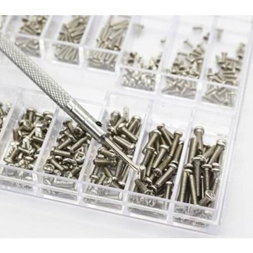500PCS 18 Types Mini screw DIY Kit Laptop Computer Assemble Repair Screw Fastener set