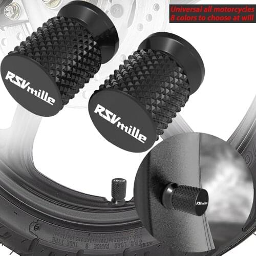 Motorcycle Accessorie Wheel Tire Valve Stem Caps CNC Airtight Covers For APRILIA RSV MILLE RSV R RSV4 FACTORY RSV4R R ALL YEARS